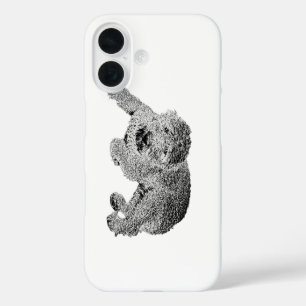 Curly Dog Phone Case – Lying Dog Ink Sketch