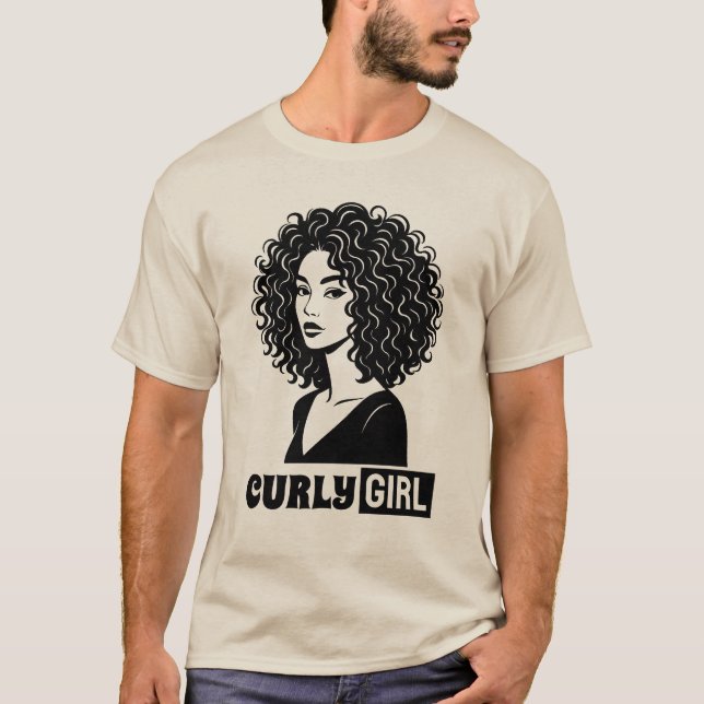 Curly Girl T-Shirt (Front)