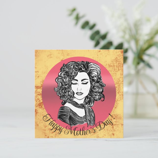 Curly Hair Beauty - Mother's Day (Standing Front)