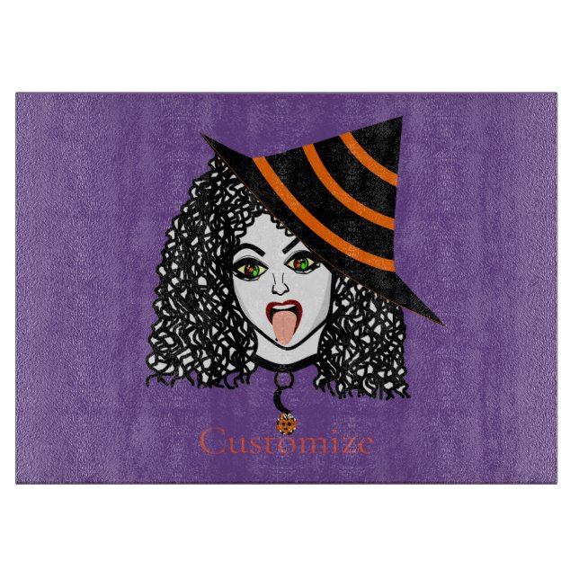 Curly-haired Witch Thunder_Cove  Cutting Board (Front)