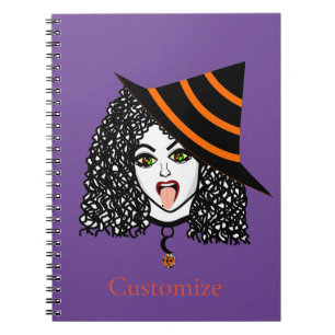 Curly-haired Witch Thunder_Cove Notebook