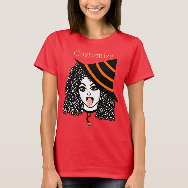 Curly-haired Witch Thunder_Cove T-Shirt (Front)