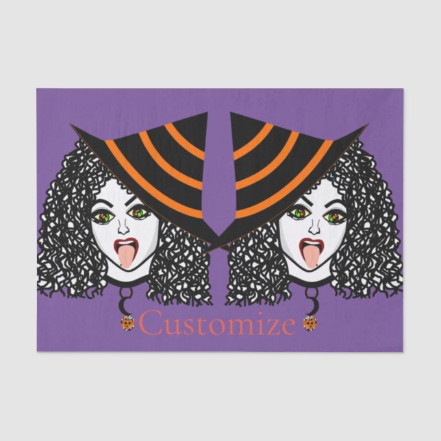 Curly-haired Witch Thunder_Cove Tissue Paper (Front)