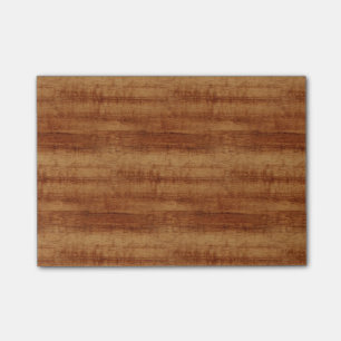 Curly Koa Acacia Wood Grain Look Post-it Notes