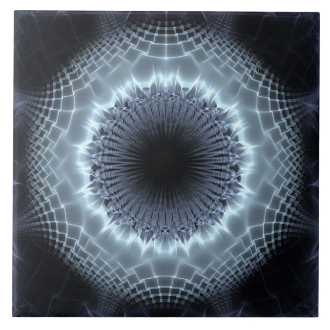 Curly mosaic shape tile (Front)