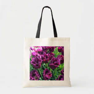 Curly Sue Purple Tulips, Oregon Tote Bag