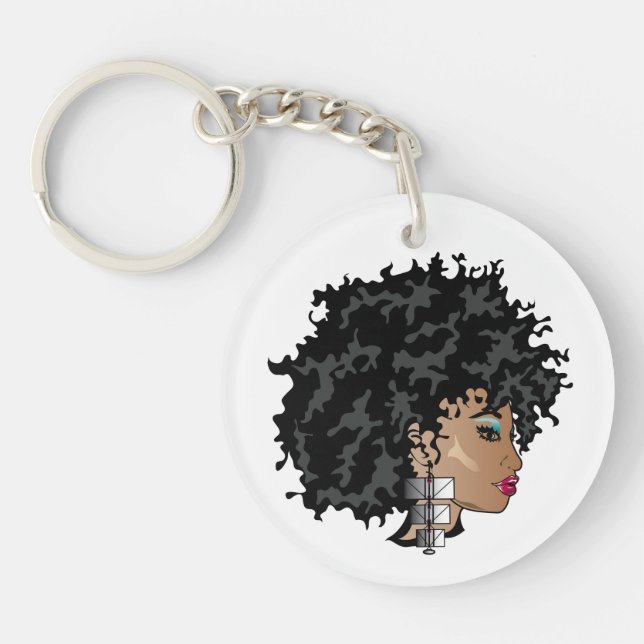 CURLZ “LIZA” KEY RING (Front)