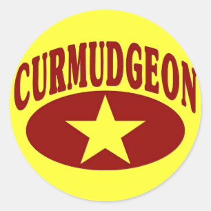Curmudgeon Classic Round Sticker
