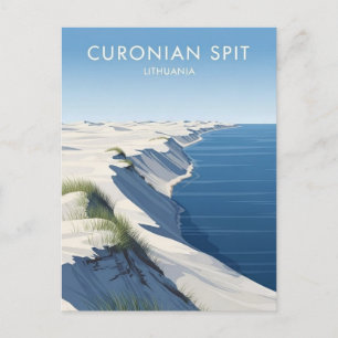 Curonian Spit Lithuania Travel Postcard