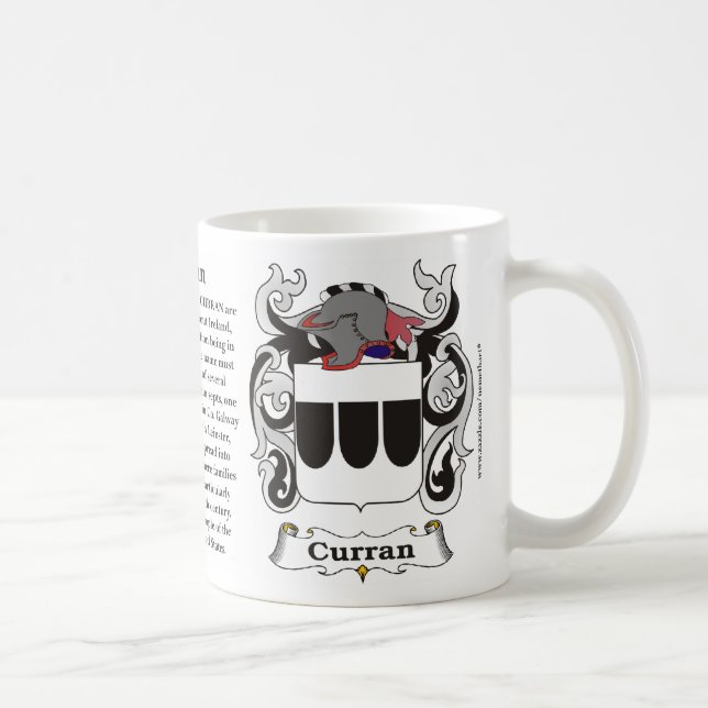 Curran Family Coat of Arms Mug (Right)