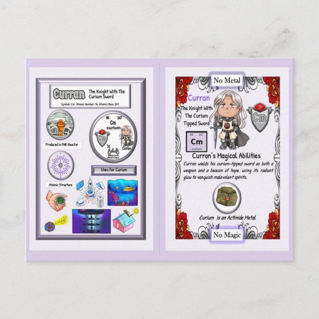 Curran - Knight Curium Sword Postcard (Front)