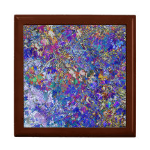 Currant Leaves Tree Art Jewellery Gift Box