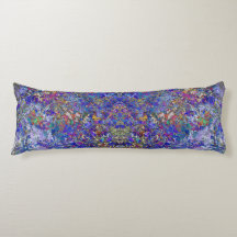 Currant Leaves Tree Art Meditative Body Pillow