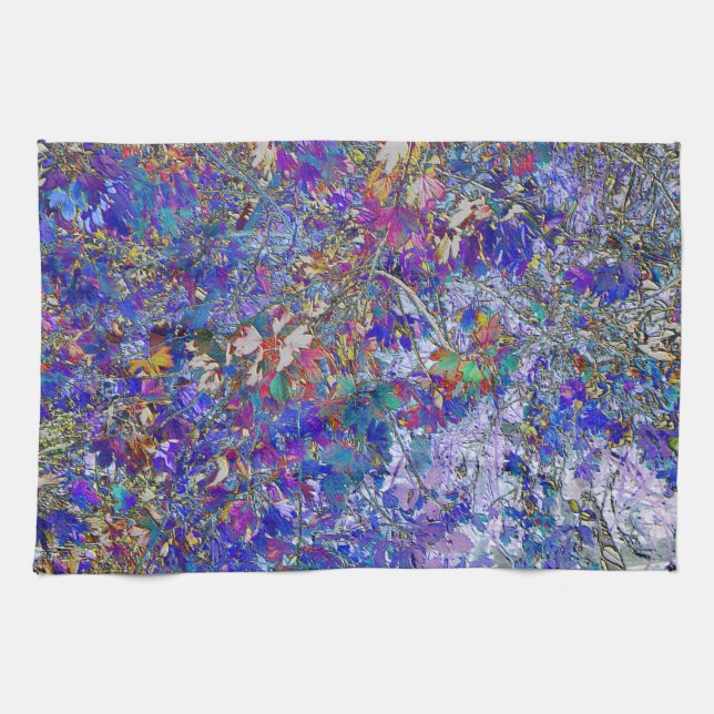 Currant Leaves Tree Art Table Dining Serving Tray Tea Towel (Horizontal)