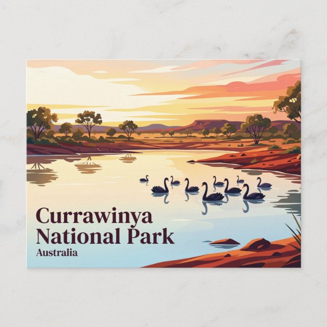 Currawinya National Park Australia Postcard (Front)