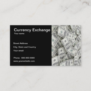 Currency Exchange Business Card