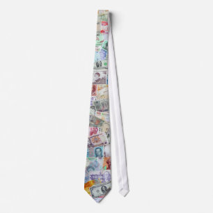 Currency of the World Tie