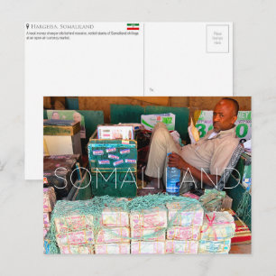 Currency Seller, Hargeisa, Somaliland Travel  Postcard