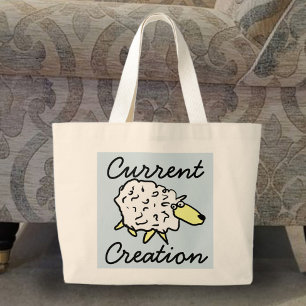 "Current Creation" Sheep Cartoon Project Bag
