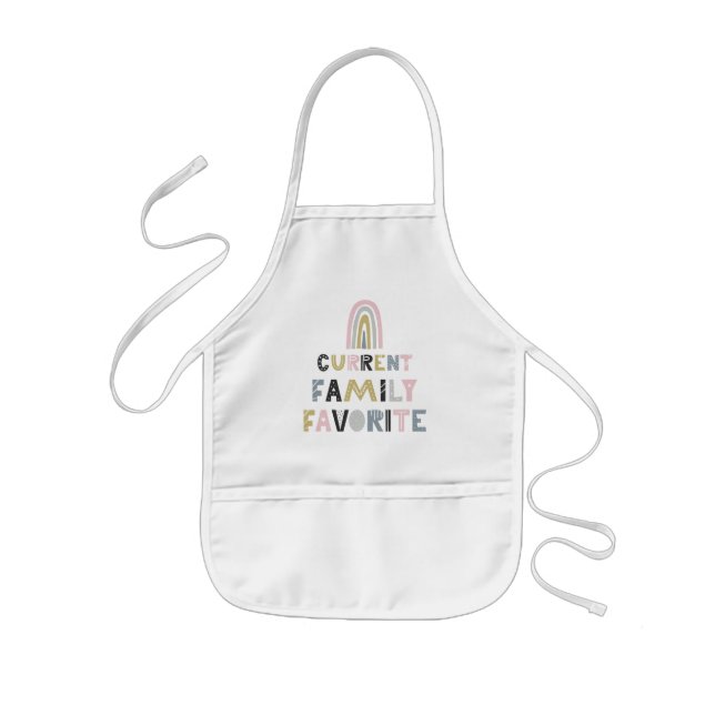 Current Family Favorite Rainbow Kids Apron (Front)
