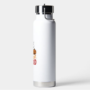 Current Mood Halloween Pumpkin Vintage Shirt Desig Water Bottle