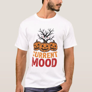 Current Mood Halloween Pumpkin Vintage T-Shirt
