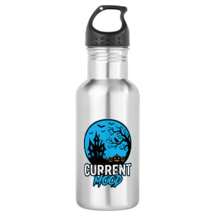 Current Mood Halloween Vintage Engraving Vector_1 532 Ml Water Bottle