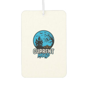 Current Mood Halloween Vintage Engraving Vector_1 Car Air Freshener