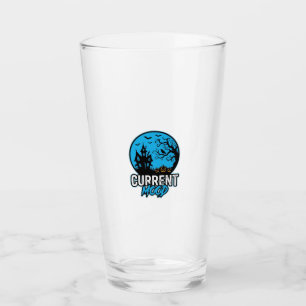 Current Mood Halloween Vintage Engraving Vector_1 Glass