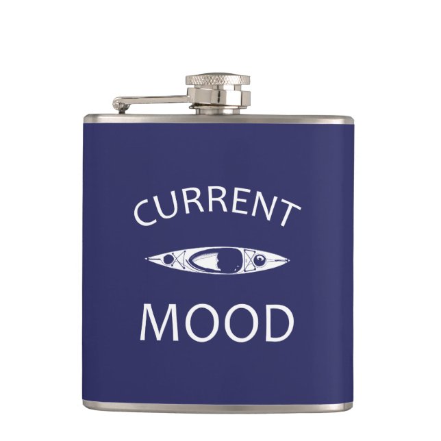 Current Mood Kayaking Hip Flask (Front)