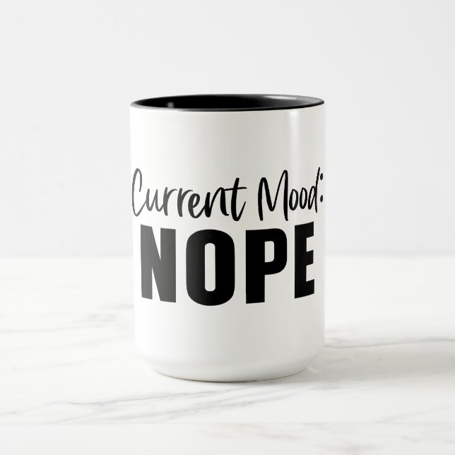 Current Mood Nope Mug (Center)