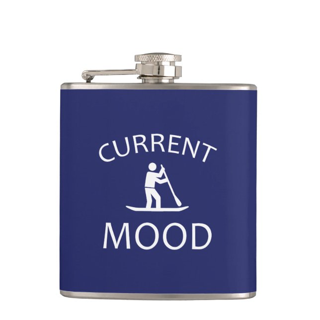 Current Mood Stand Up Paddling Hip Flask (Front)