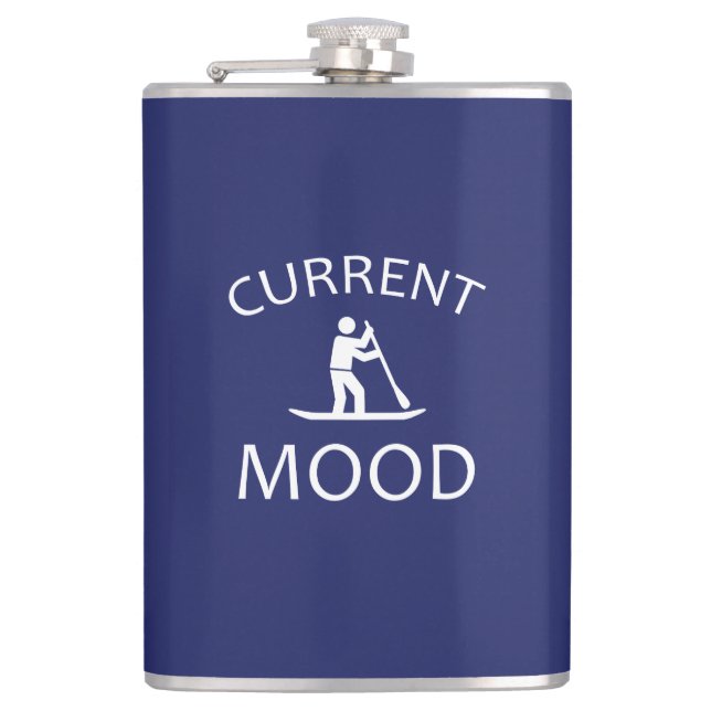 Current Mood Stand Up Paddling Hip Flask (Front)