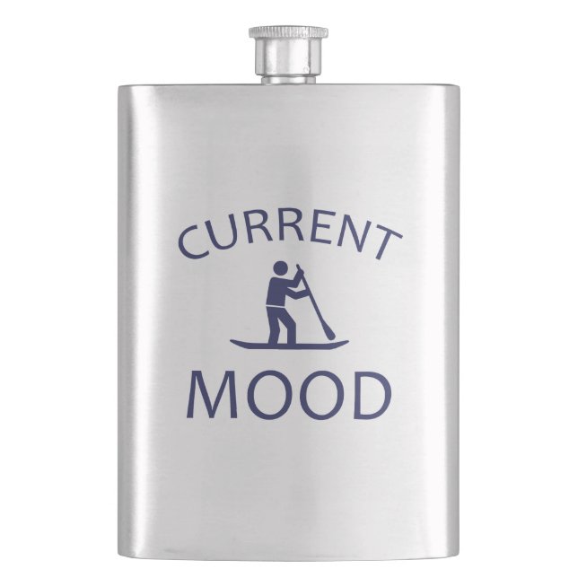 Current Mood Stand Up Paddling Hip Flask (Front)