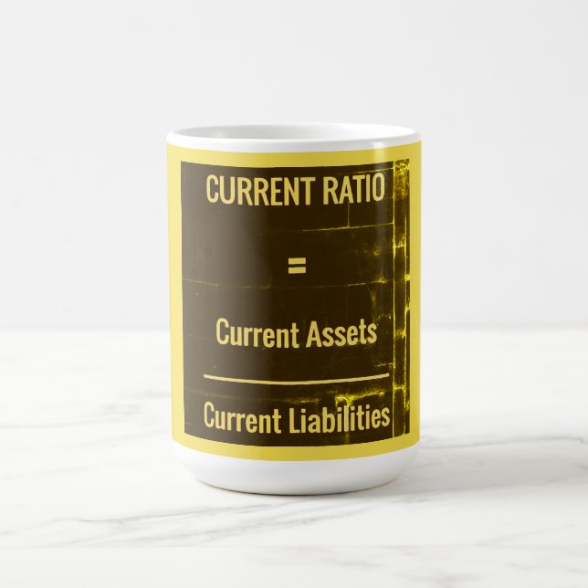 "Current Ratio" Coffee Mug (Center)