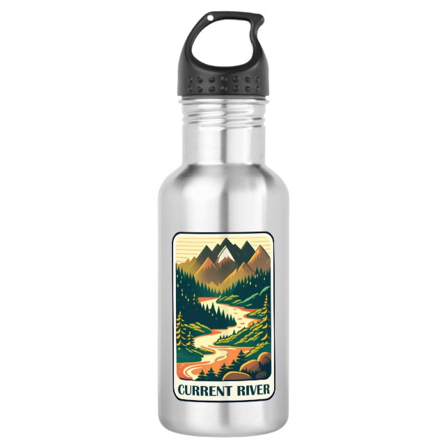 Current River Missouri Colours 532 Ml Water Bottle (Front)