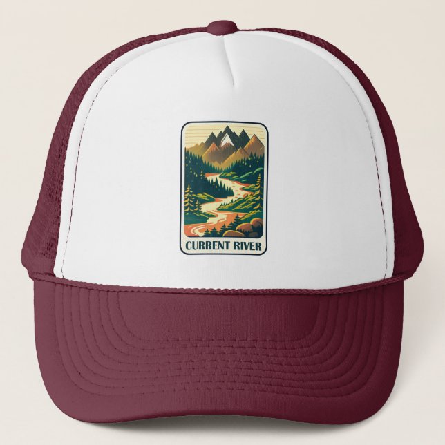 Current River Missouri Colours Trucker Hat (Front)