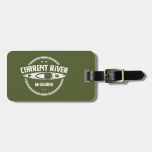 Current River Missouri Kayaking Luggage Tag