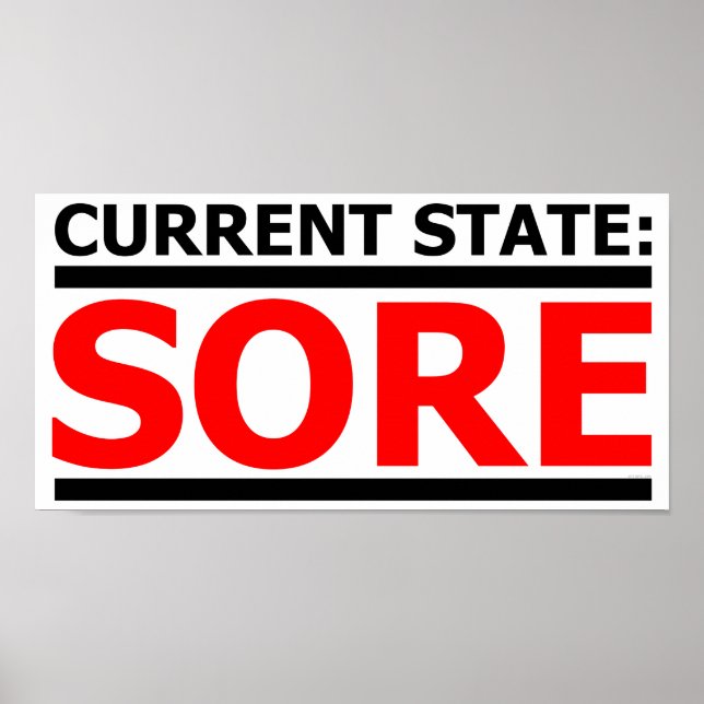 Current State: SORE Poster (Front)
