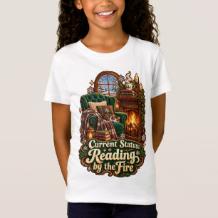 Current Status Reading by the Fire Winter T-Shirt