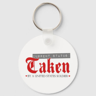 Current Status: Taken by a Soldier Key Ring