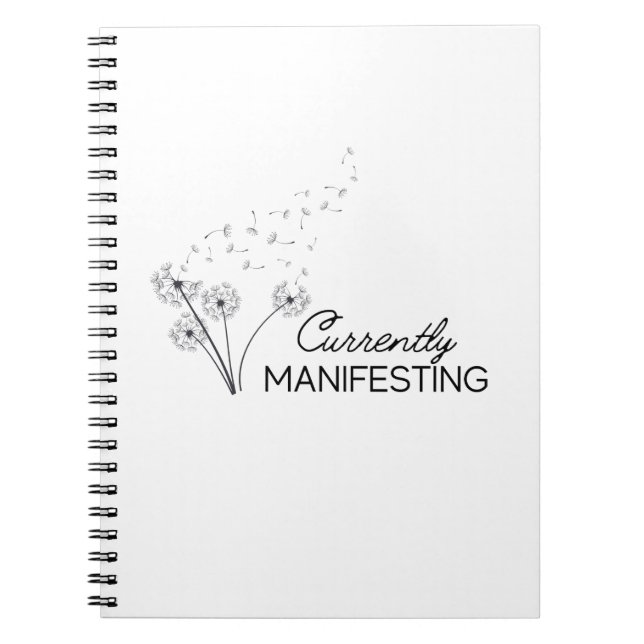 Currently Manifesting Notebook (Front)
