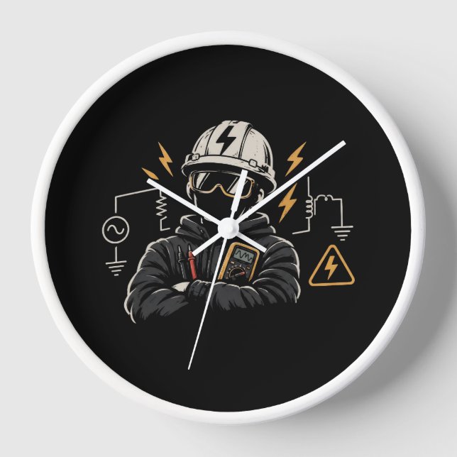 Currently Overthinking Circuits - Electrical Clock (Front)