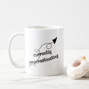 Currently Procrastinating Arrow Mug