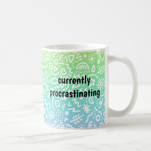 Currently Procrastinating - Funny Doodles Mug