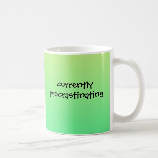 Currently Procrastinating - Funny Mug (Right)