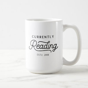 Currently Reading Established 2018 mug