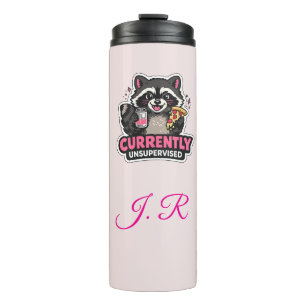 Currently Unsupervised Funny Excuse Quote Thermal Tumbler