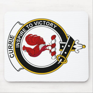 Currie Clan Badge Mouse Mat