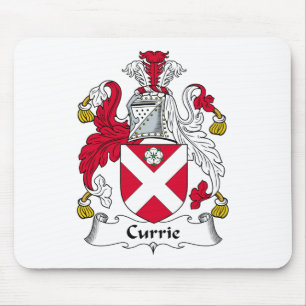 Currie Family Crest Mouse Mat